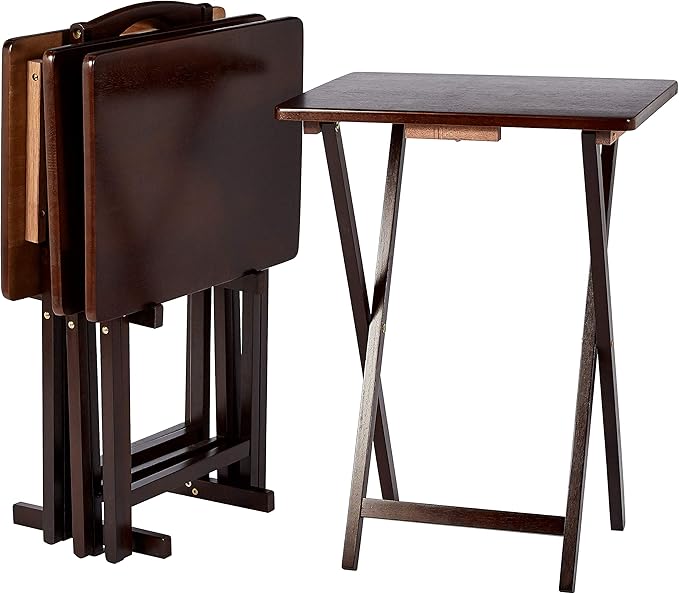 Amazon Basics Portable Foldable TV Tray Table