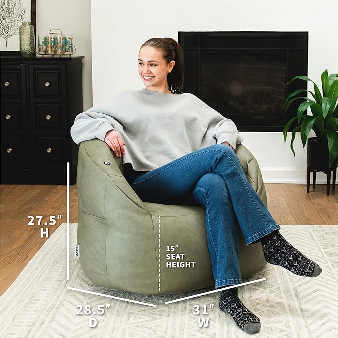 Big Joe Milano w/Vibe Vibrating Massage Bean Bag Chair
