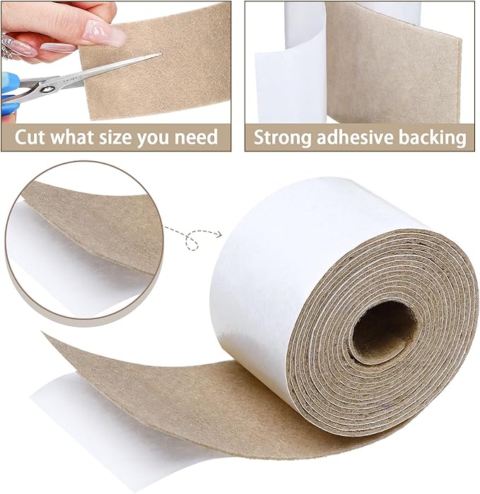 Shappy 2 Packs 120 x 2 x 0.04 Inch Felt Strips
