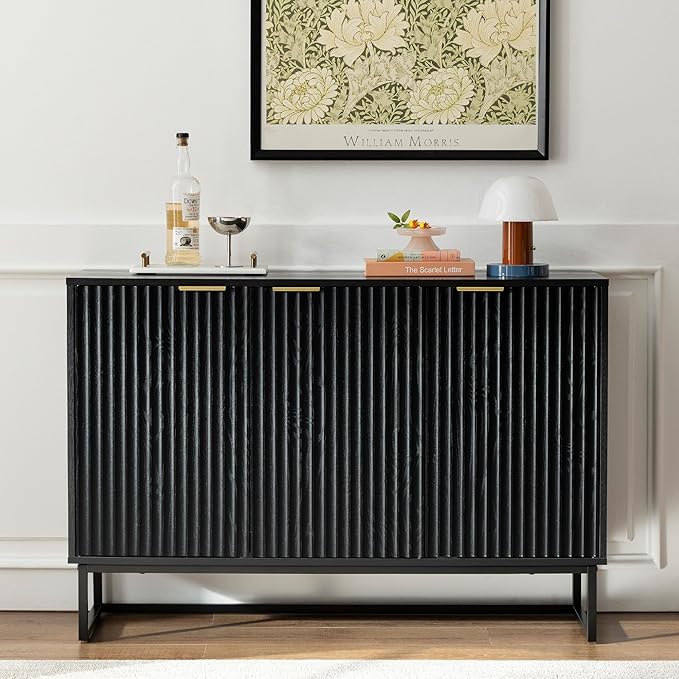 EYYTHUNG Fluted Storage Cabinet