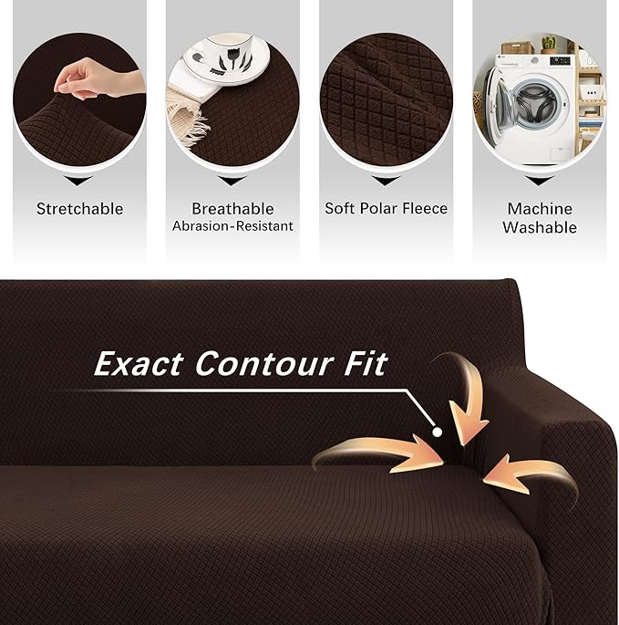 Arfntevss Stretch Sectional Couch Covers L Shaped Corner Sectional Sofa Cover