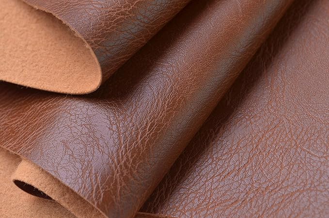 Wento Thick 3 Yard Faux Leather Fabric Soft Skin Grain PU Leather