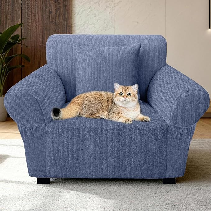 Armchair Slipcover with 1 Pillow Cover