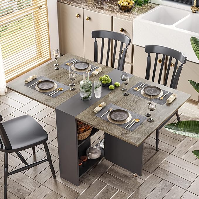 Tiptiper Folding Dining Table