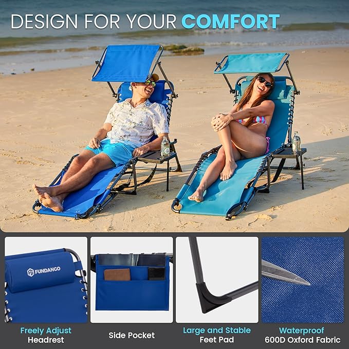 FUNDANGO Heavy Duty Tanning Chair