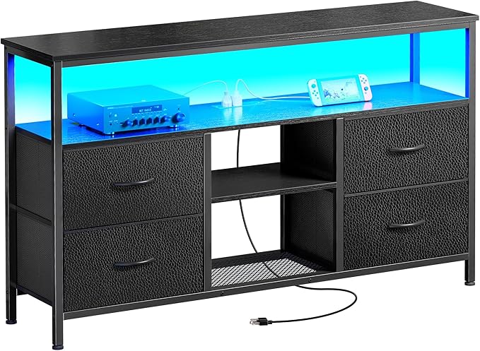 Huuger 47 Inch TV Stand Dresser