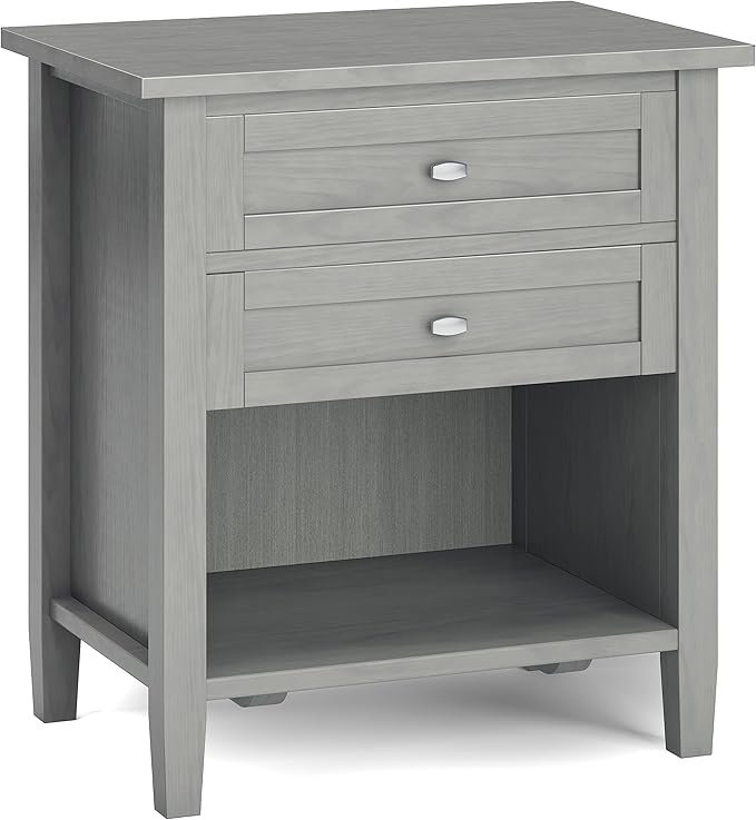 SIMPLIHOME Warm Shaker Bedside Table