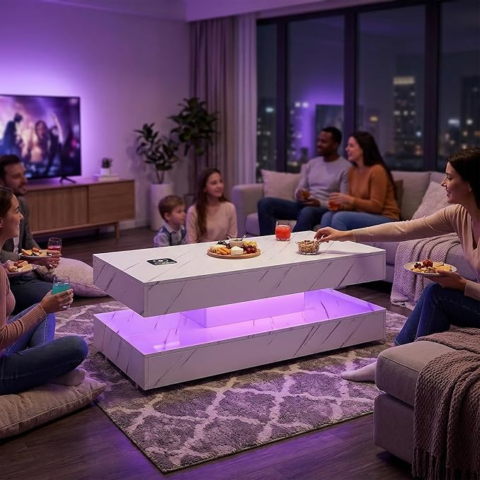 47.2" LED Smart Coffee Table