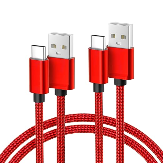 Basesailor USB Type C Charger Cable 10FT 2Pack,Nylon Charging Power Cord for iPhone 17 16 15 Pro Max,Samsung Galaxy S25 S24,Moto Z3 Z4 G7 G8 G9 Play Power G Pro Fast Stylus,Motorola Razr Edge One 5G
