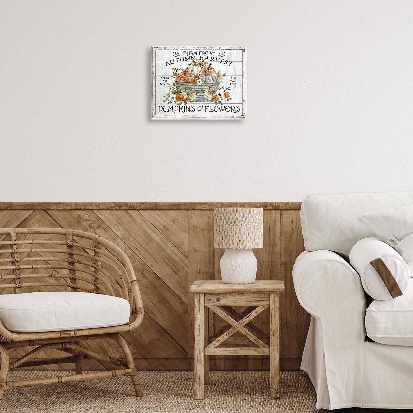 Stupell Industries Farm Fresh Harvest Pumpkin Wall Plaque Art, Design by Creatif Belle