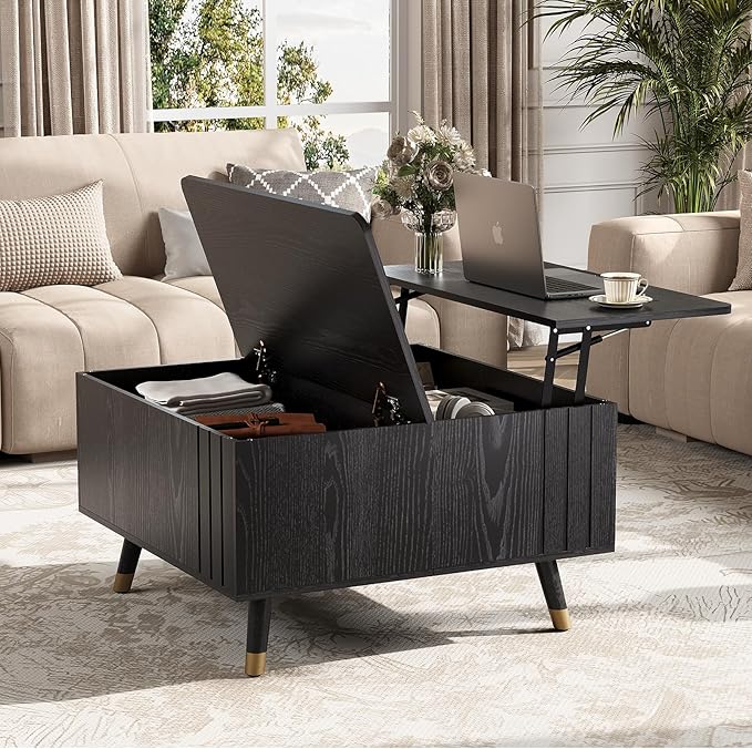 SULIVES Lift Top Coffee Table