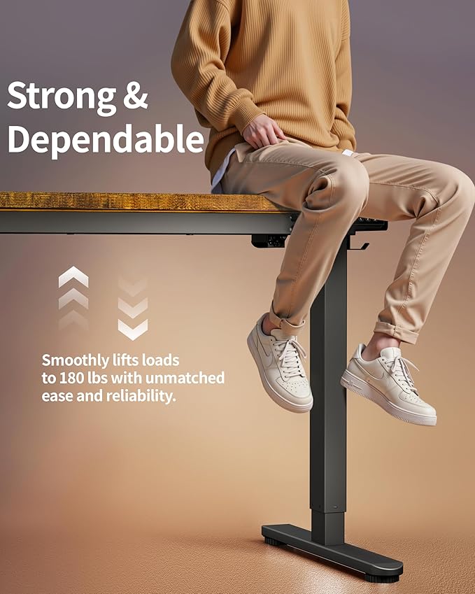 BIZUM Standing Desk Electric Adjustable Computer Desk-Stand up Desk Office