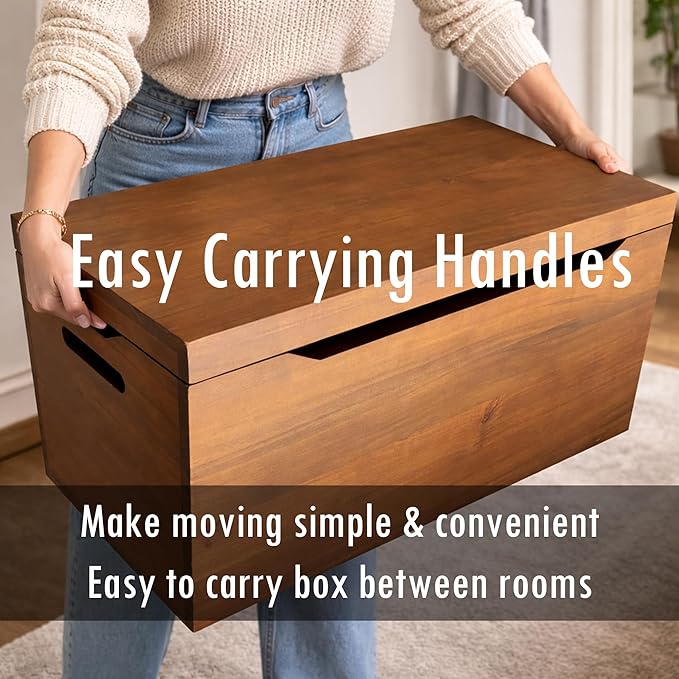 Fully Assembled, Solid Wood Storage Chest