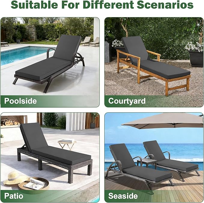 Chaise Lounge Cushions Outdoor, Outdoor Chaise Cushion