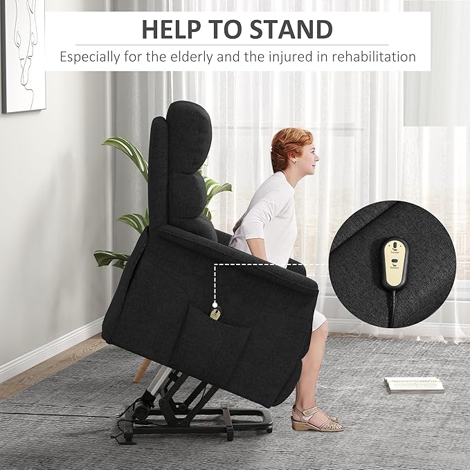 HOMCOM Power Lift Recliner Chair