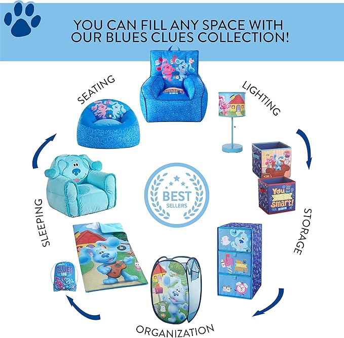 Nickelodeon Blues Clues Toddler 19” Folding Saucer Chair