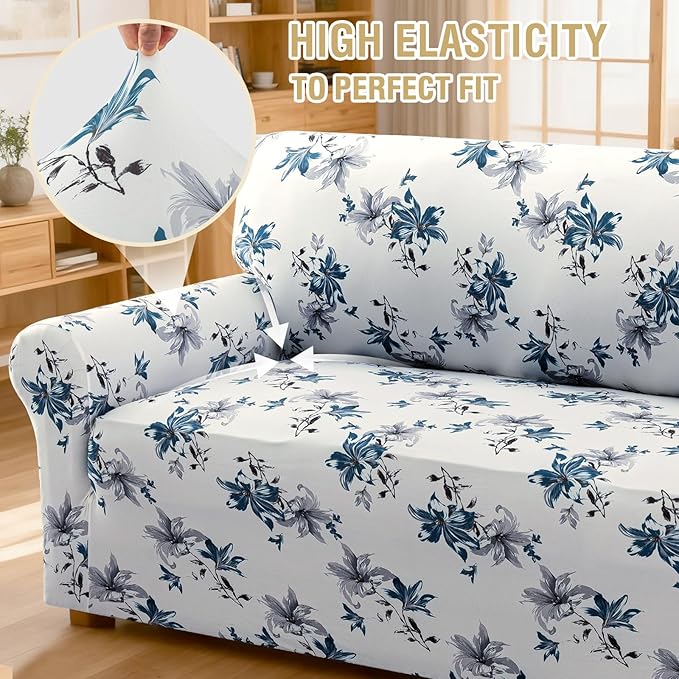 H.VERSAILTEX Floral Pattern Couch Covers