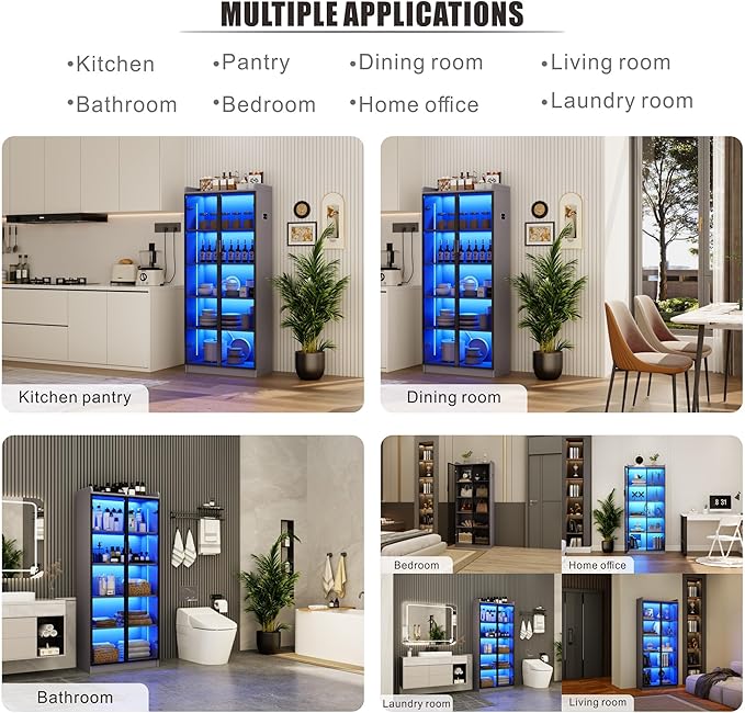Dystler 65" Tall Display Cabinet