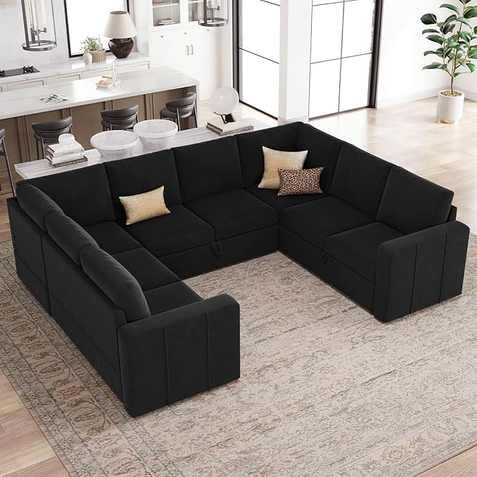 Belffin Modular Sectional Sleeper Sofa Bed