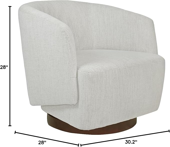 MINCETA Accent Chair, Modern Swivel Chairs