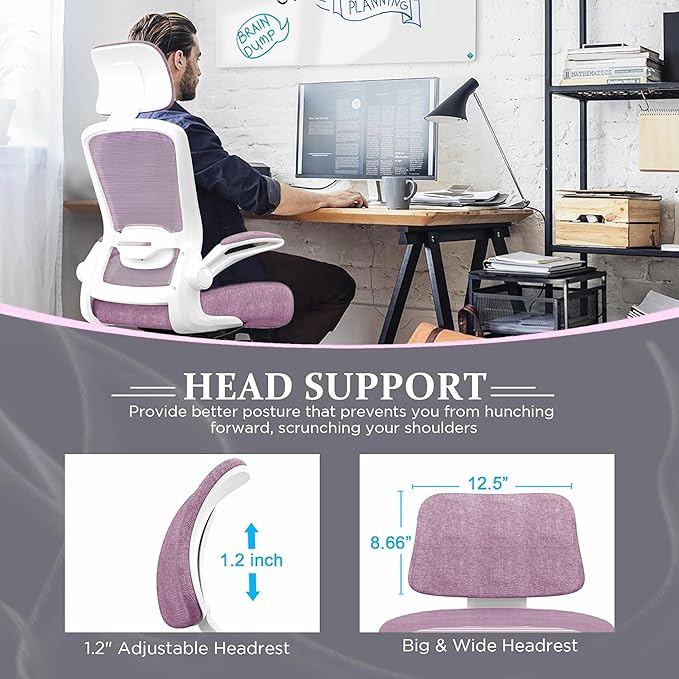 Mimoglad Office Chair, High Back Ergonomic Desk Chair