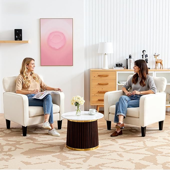 DUMOS Modern Accent Chairs for Living Room, Corner Chairs for Adults, Reading