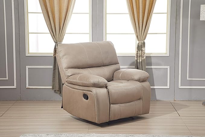 Betsy Furniture Microfiber Reclining Sofa Couch Set Living Room Set 8007