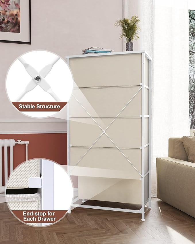 Crestlive Products Vertical Dresser Storage Tower