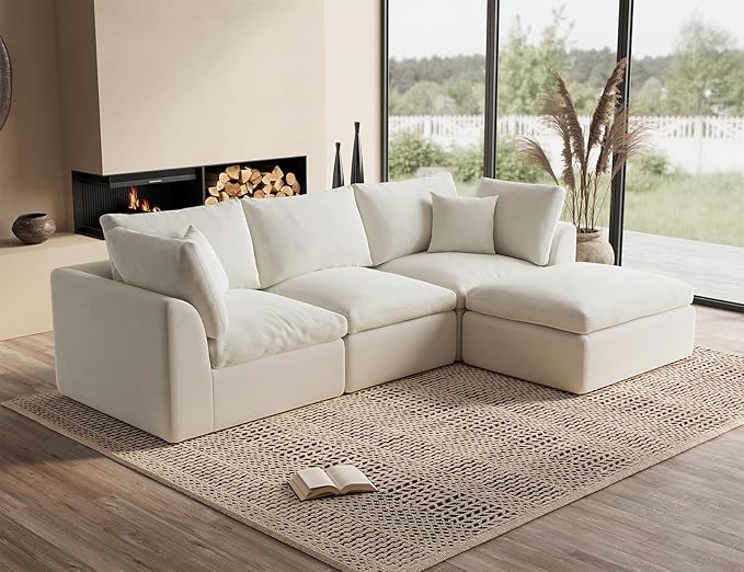 ohllob 110" Cloud Sectional Couches