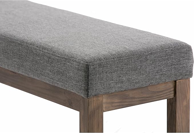 SIMPLIHOME Milltown Large Ottoman Bench