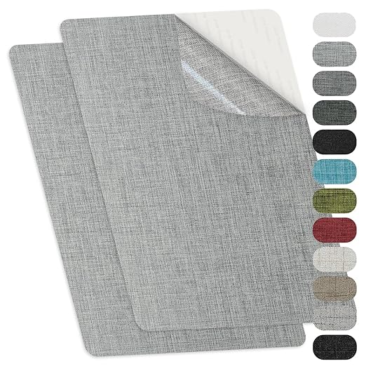 Self-Adhesive Fabric Repair Patches, Large Size 8X11 inch Linen Furniture