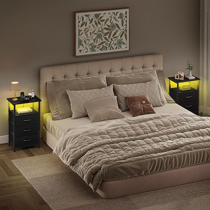 Vagusicc Night Stand Set 2