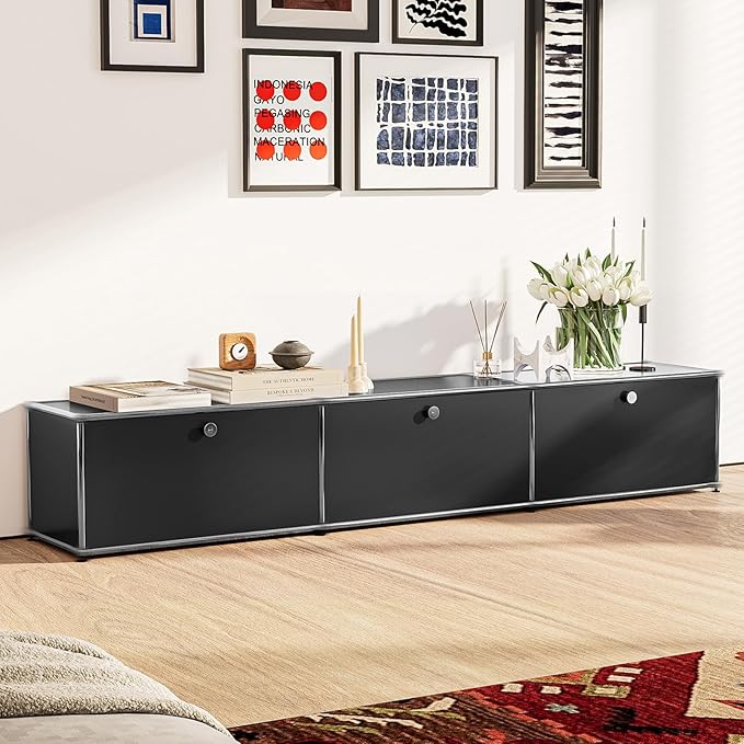 Modern Storage Cabinet Versatile Free-Standing Organizer