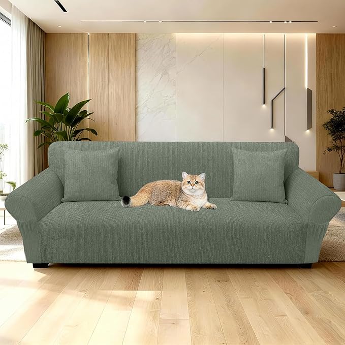 Sofa Slipcover with 2 Pillow Cover
