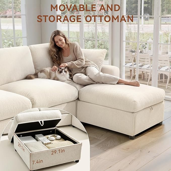 Ihanherry Cloud Sectional Couches
