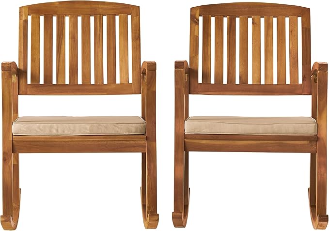 Christopher Knight Home Selma Acacia Rocking Chairs