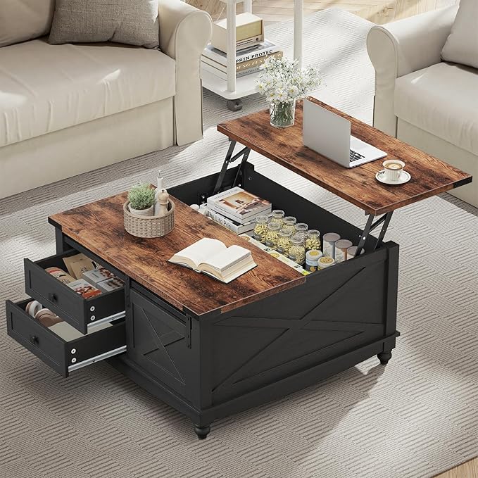 ALLSTAND 31.5" Lift Top Coffee Table