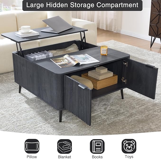 Fatmok Large Lift Top Coffee Table