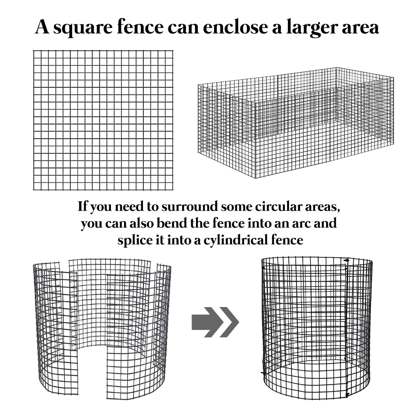 30 PCS Round Plant Protector from Animals, 12 Pack 12'' x 12'' Metal Plant Cages，30Pcs Metal Mesh to Keep Animals Out, Garden Protection Bunny Barricades, Wire Plant Protectors for Rabbit Chicken Duck