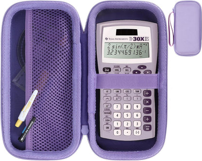 Hard Case Replacement for Texas Instruments TI-30XIIS TI-30XS TI-30Xa TI-36X Pro Scientific Calculator Case Only (Lavender Case)