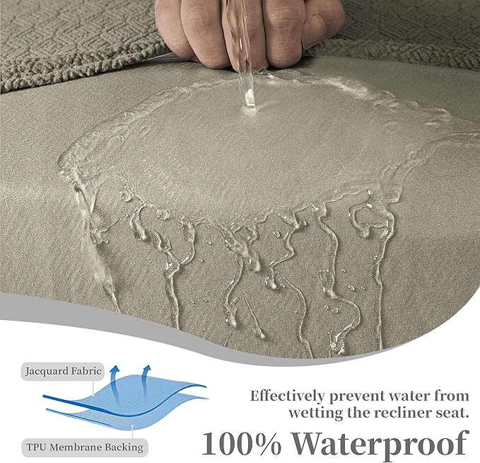 100% Waterproof Sectional Recliner Couch Covers