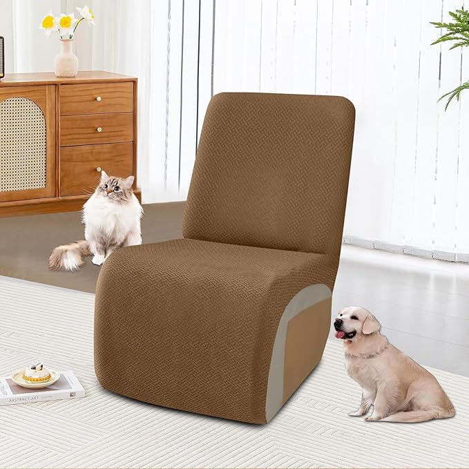 ALIECOM 100% Waterproof Recliner Sectional Couch Covers L Shape Stretch Corner
