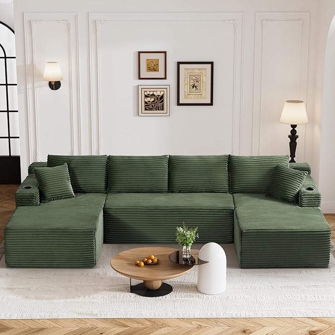 133" Oversized Cloud Boneless Sofa Couch