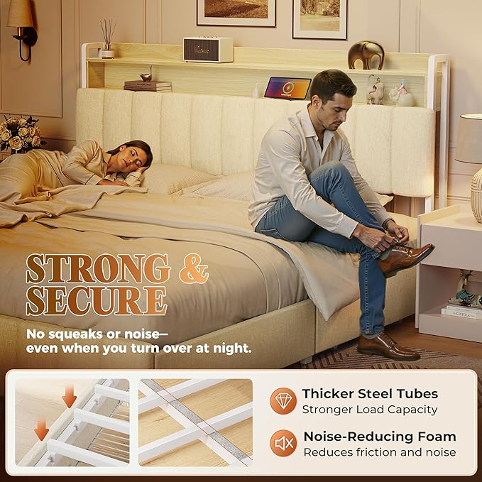 PRAISUN Bed Frame King Size