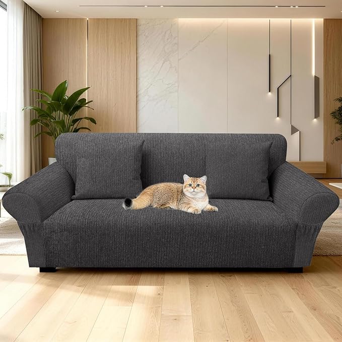 Loveseat Slipcover with 2 Pillow Cover