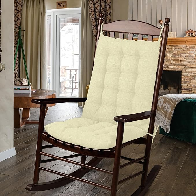 ELFJOY Rocking Chair Cushion Large Rocking Chair Pads