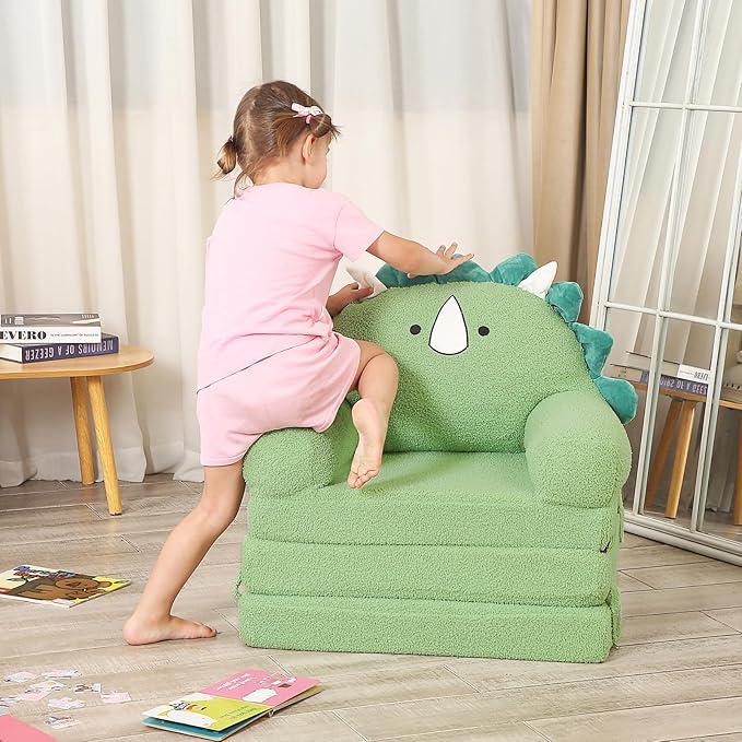 MOMCAYWEX Kids Sofa, Sherpa Couch