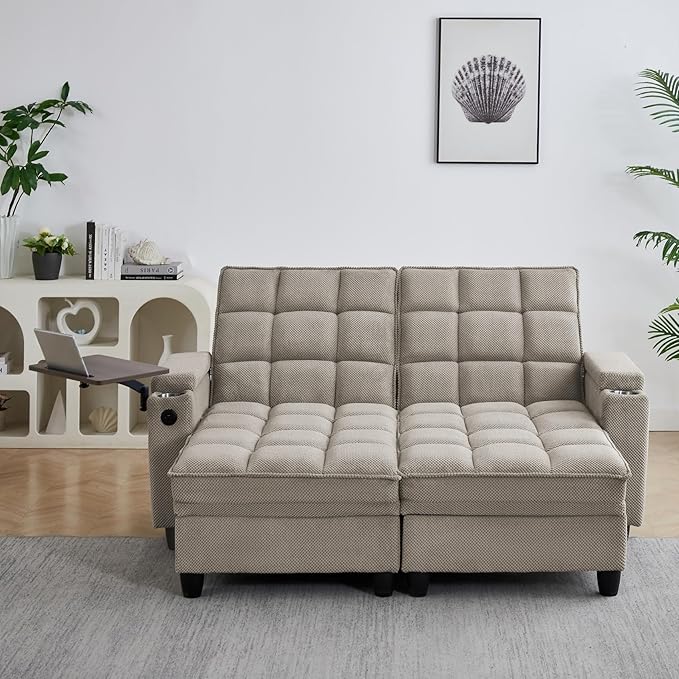 oaaktu Queen Size Sleeper Sofa Couch
