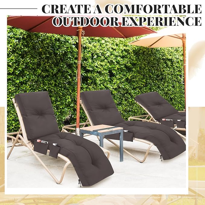Kigley Outdoor Chaise Lounge Cushions