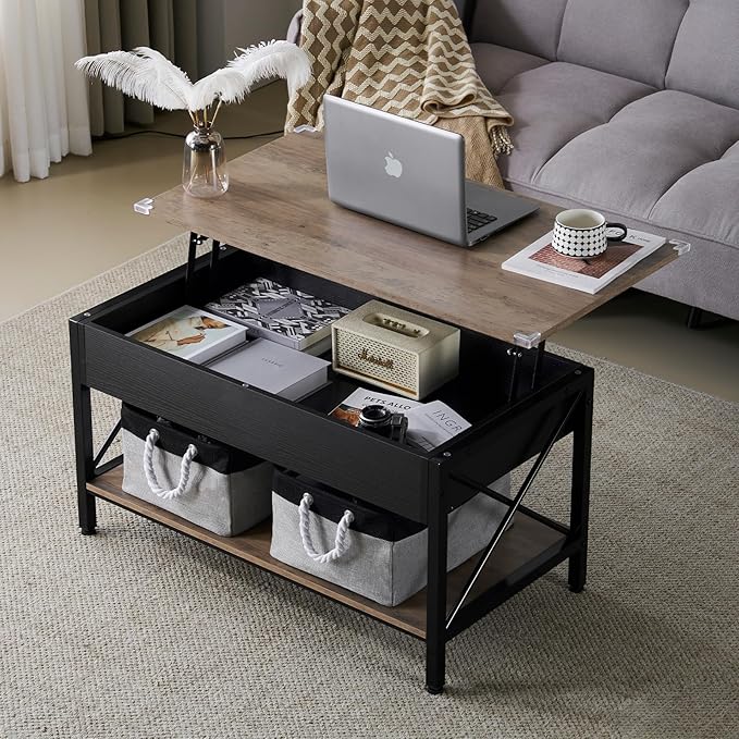 VINGLI 36" Lift Top Coffee Table